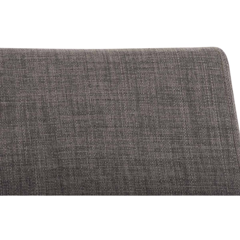 Juego de 2 sillas de comedor Belfort de tela gris