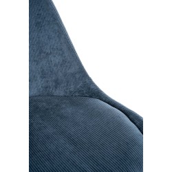 Silla Linares Cord azul oscuro