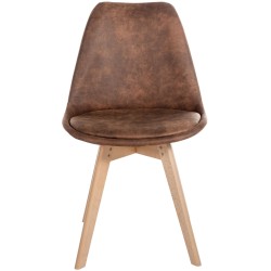 Silla Linares Vintage Marrón
