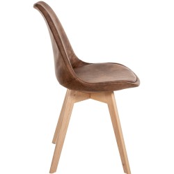 Silla Linares Vintage Marrón