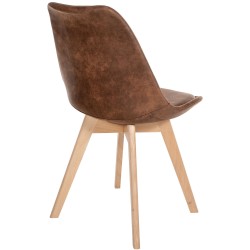 Silla Linares Vintage Marrón