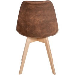 Silla Linares Vintage Marrón