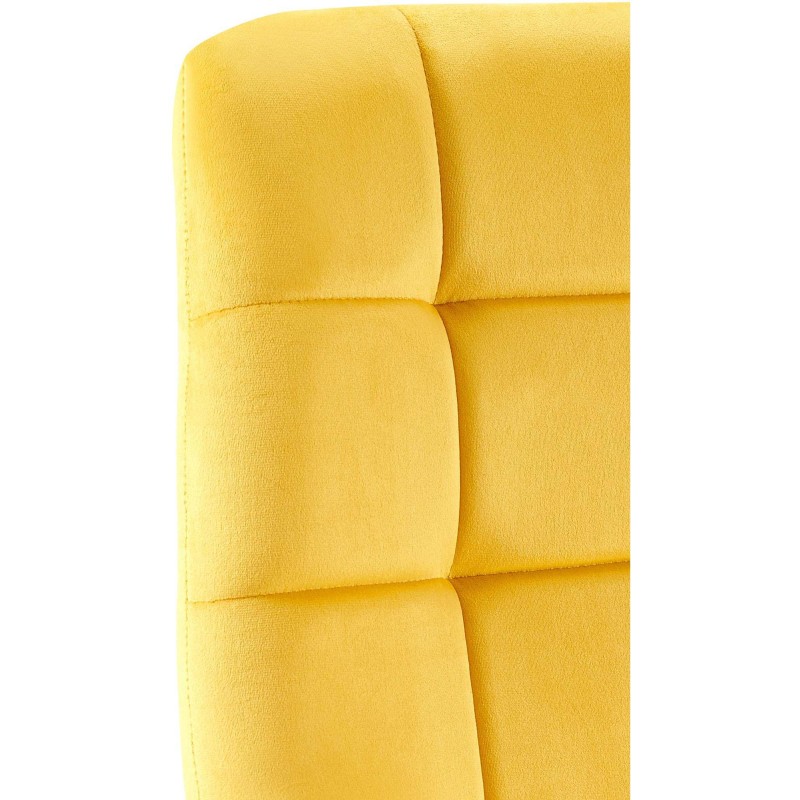 Silla de comedor amarilla Antibes