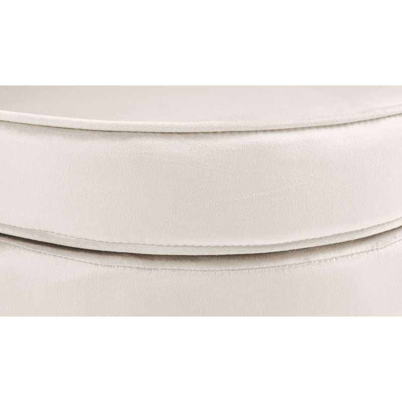 Silla Rosita en terciopelo color crema