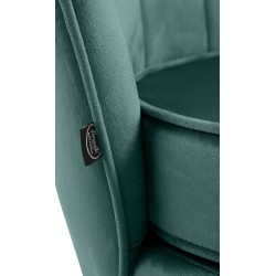 Silla Rosita en terciopelo verde