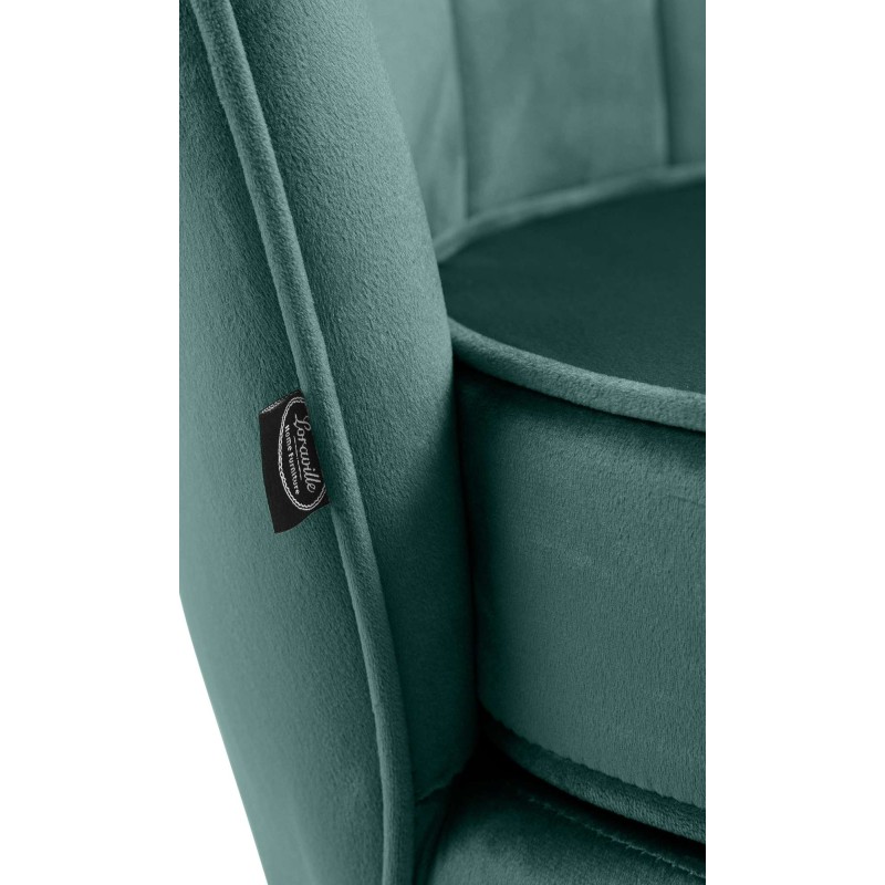 Silla Rosita en terciopelo verde