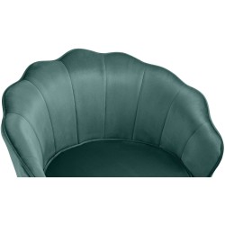 Silla Rosita en terciopelo verde