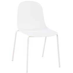 Silla Hardin blanca