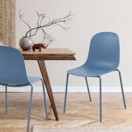 Silla Hardin azul