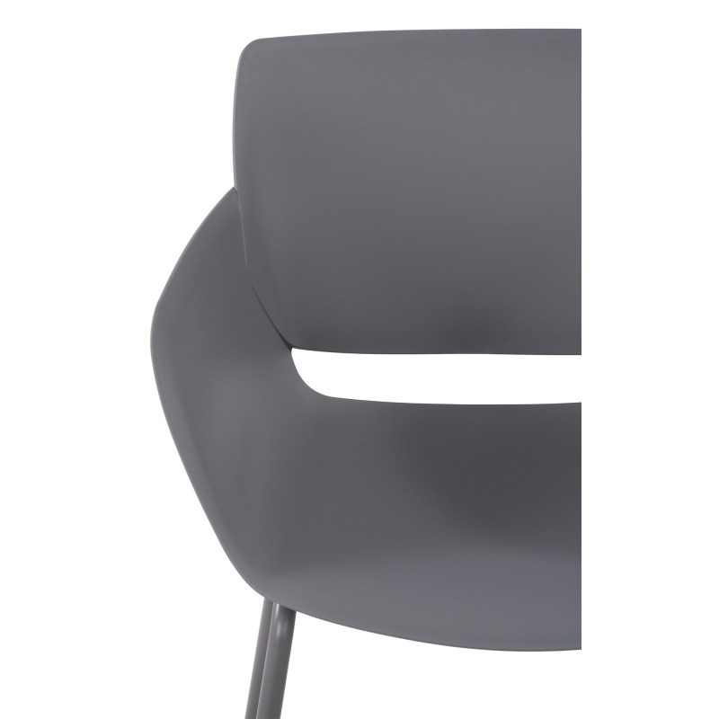 Silla Alpena gris oscuro