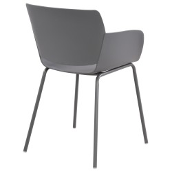 Silla Alpena gris oscuro