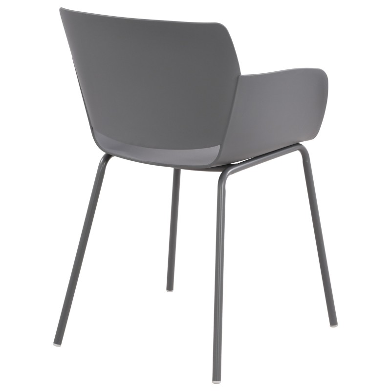 Silla Alpena gris oscuro