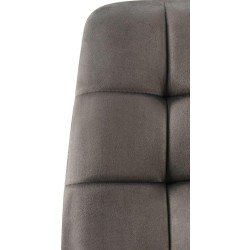 Juego de 4 sillas de comedor Antibes antracita