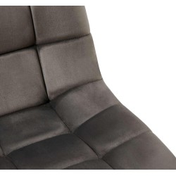 Juego de 4 sillas de comedor Antibes antracita