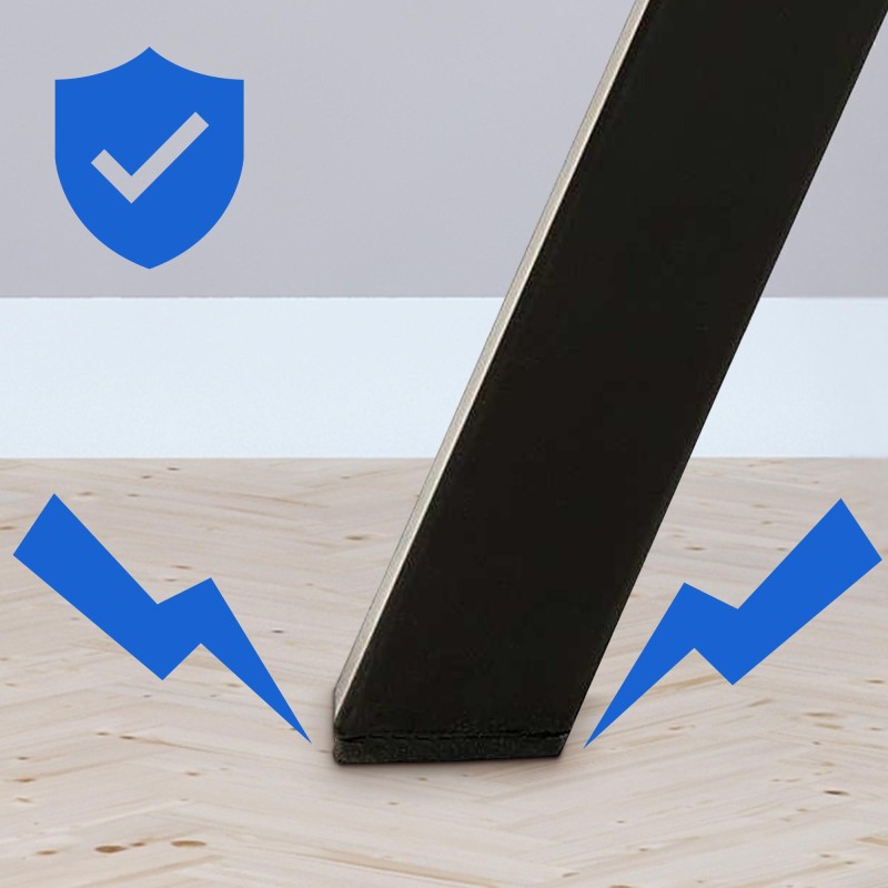 Silla de comedor Lewes de terciopelo azul oscuro