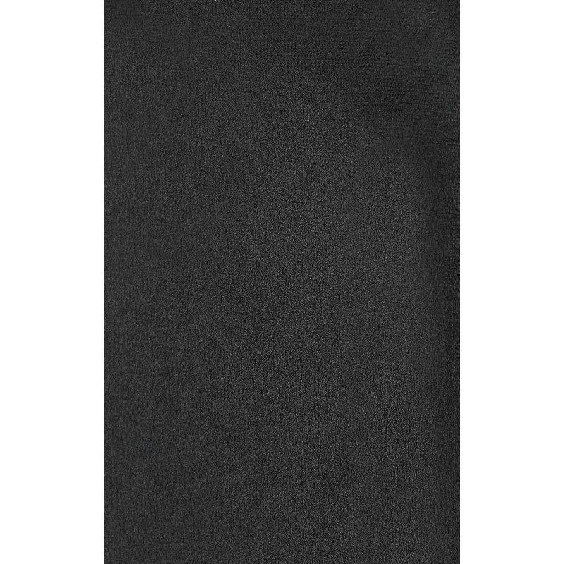 Silla de comedor Lewes de terciopelo negro
