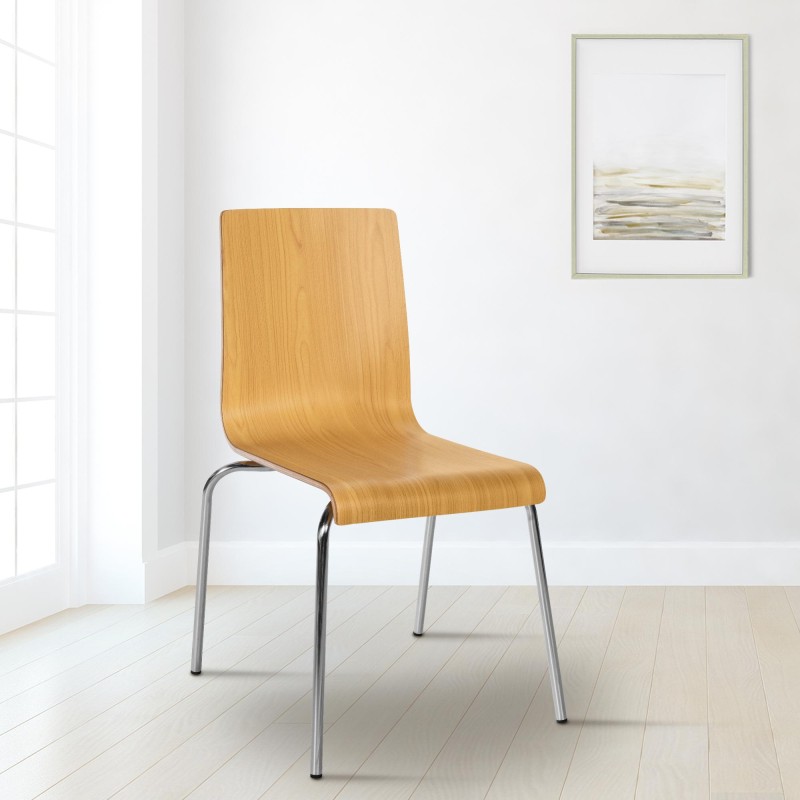 Silla de comedor Gahanna Natura