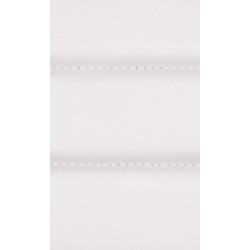 Juego de 2 sillas de comedor Elvas de polipiel blanca
