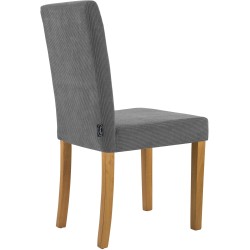 Silla de comedor Ina Cord en gris claro antiguo Silla de comedor Ina Cord en gris claro antiguo