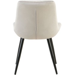 Juego de 2 sillas de comedor Rossford grises