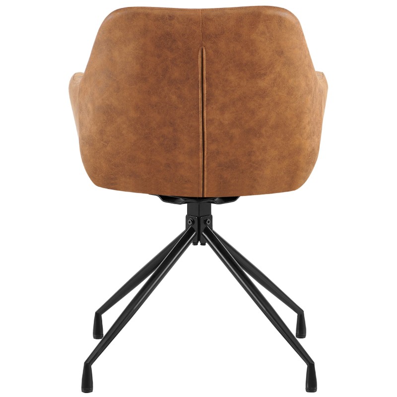 Silla de comedor vintage Welby marrón claro