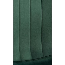 Juego de 4 sillas de comedor Baxter de terciopelo verde