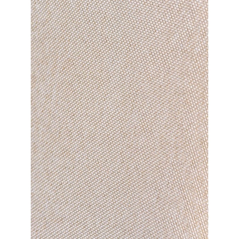 Juego de 2 sillas de comedor Foley de tela de roble/crema