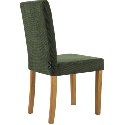 Silla de comedor Ina Cord en verde claro antiguo