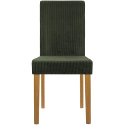 Silla de comedor Ina Cord en verde claro antiguo