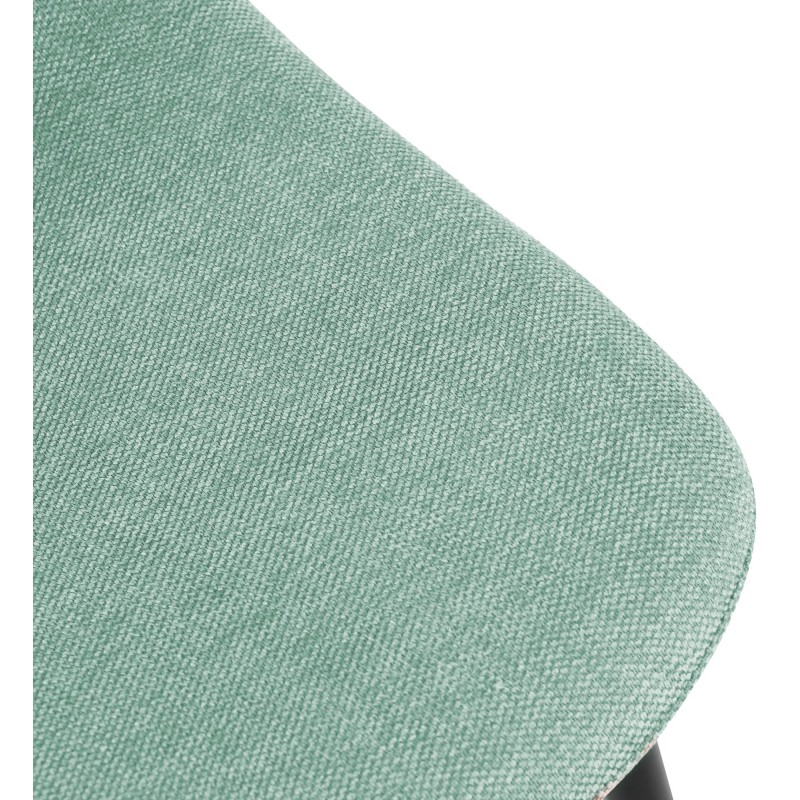 Silla de comedor de tela Napier en verde claro