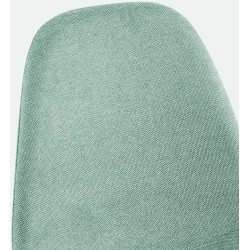 Silla de comedor de tela Napier en verde claro Silla de comedor de tela Napier en verde claro