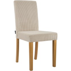 Silla de comedor Ina Cord en marrón claro antiguo