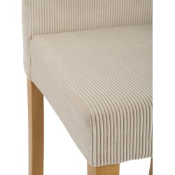 Silla de comedor Ina Cord en marrón claro antiguo Silla de comedor Ina Cord en marrón claro antiguo
