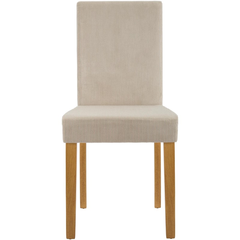 Silla de comedor Ina Cord en marrón claro antiguo