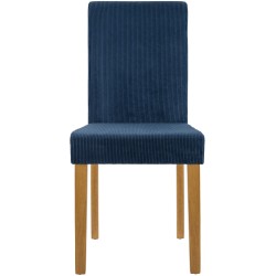 Silla de comedor Ina Cord en azul claro antiguo Silla de comedor Ina Cord en azul claro antiguo