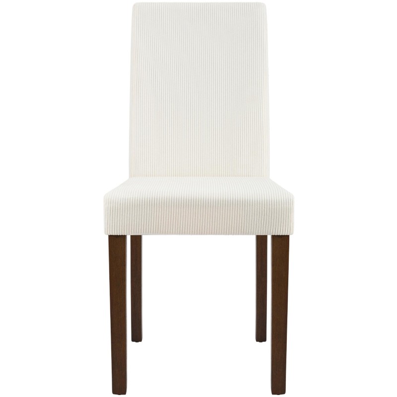 Silla de comedor Ina Cord Antique color crema oscuro