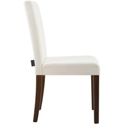 Silla de comedor Ina Cord Antique color crema oscuro Silla de comedor Ina Cord Antique color crema oscuro