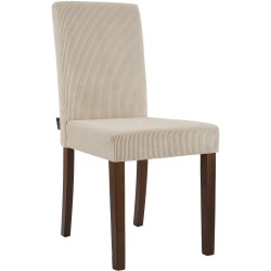 Silla de comedor Ina Cord Antique Marrón oscuro claro