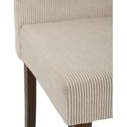 Silla de comedor Ina Cord Antique Marrón oscuro claro Silla de comedor Ina Cord Antique Marrón oscuro claro