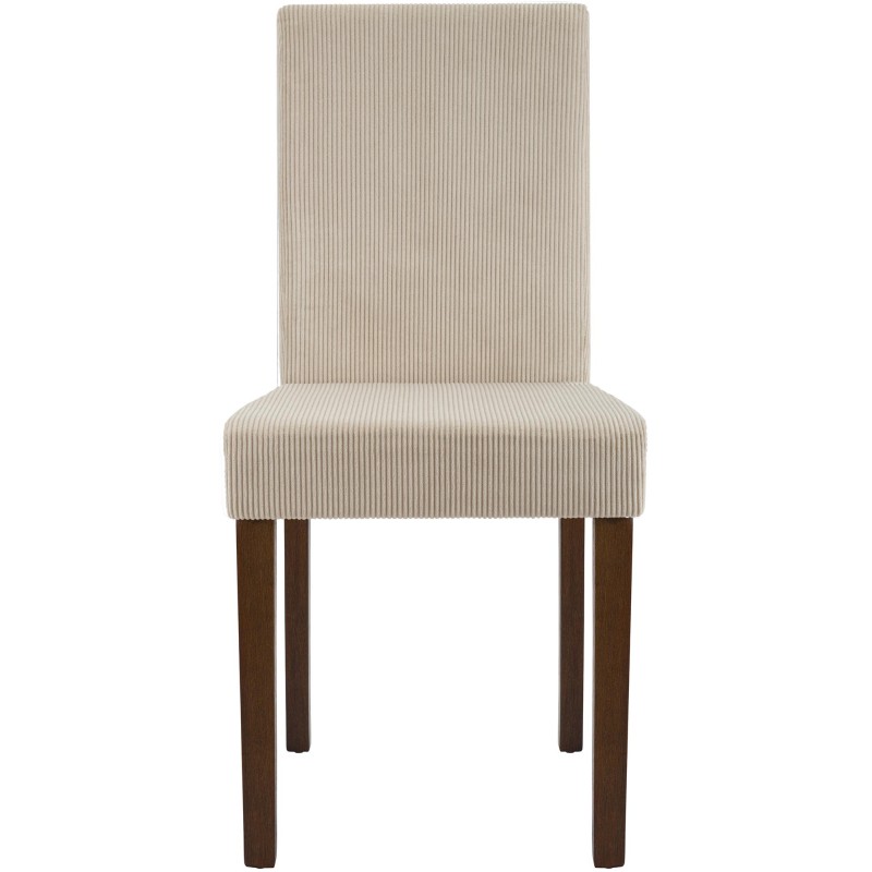 Silla de comedor Ina Cord Antique Marrón oscuro claro
