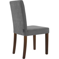 Silla de comedor Ina Cord, color gris oscuro antiguo