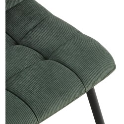 Silla de comedor Antibes Cord verde