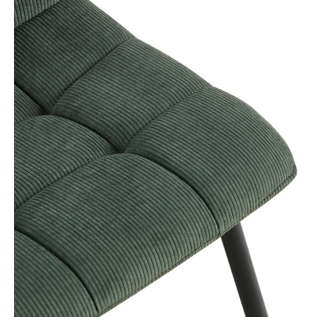 Silla de comedor Antibes Cord verde