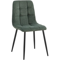 Silla de comedor Antibes Cord verde