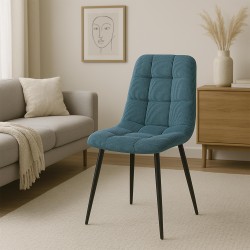 Silla de comedor Tilde Cord Blue Silla de comedor Tilde Cord Blue