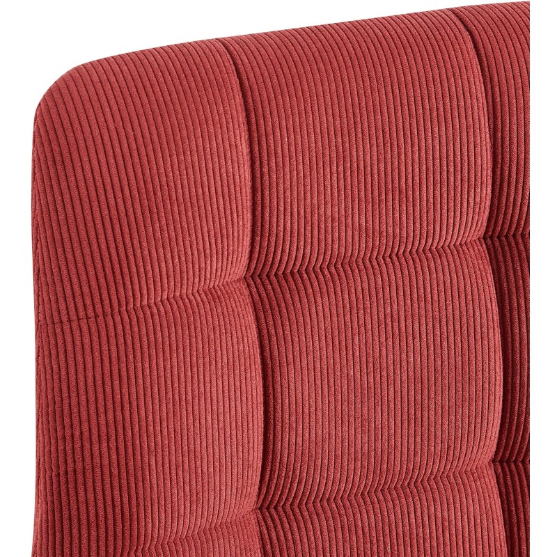 Silla de comedor Tilde Cord color burdeos