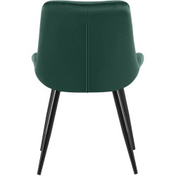 Juego de 2 sillas de comedor Rossford en color verde