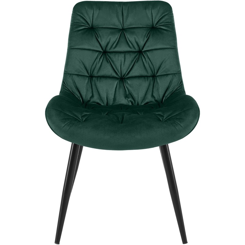Juego de 2 sillas de comedor Rossford en color verde