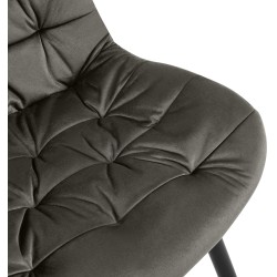 Juego de 2 sillas de comedor Rossford color antracita