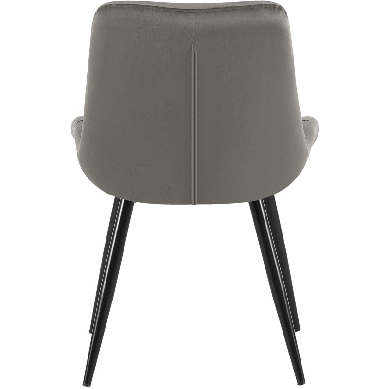 Juego de 2 sillas de comedor Rossford color antracita